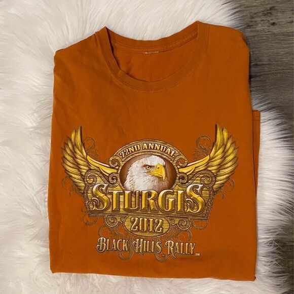 MENS STURGIS MOTORCYCLE TEE SZ XL - Picture 1 of 3